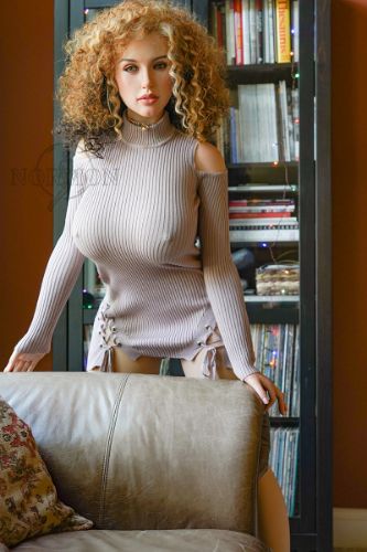 Obrázek Brigid / 162 cm / Prsa I / Silikonová panna na sex - s texturou pokožky