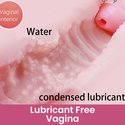 Lubricant free vagina