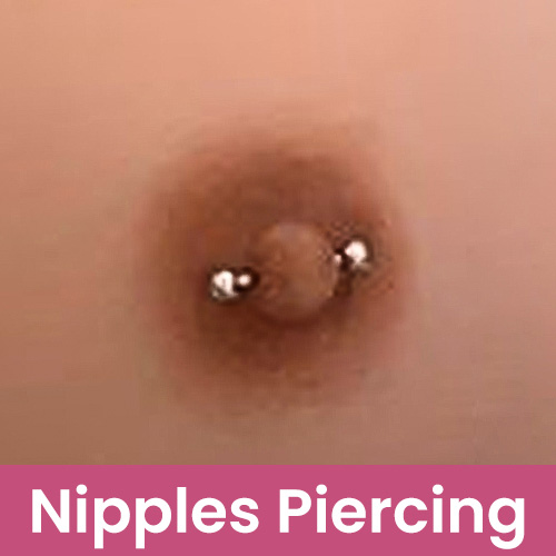 Nipple piercing [+$  17]